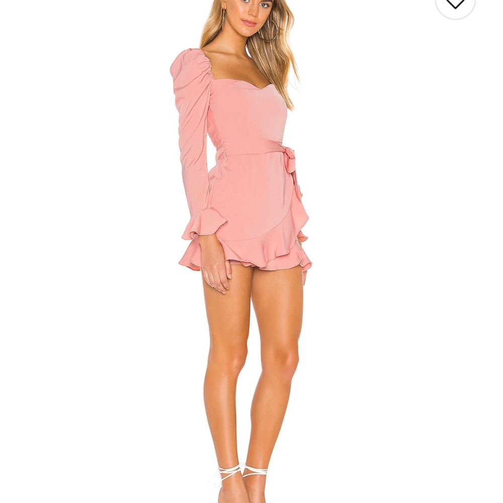 Revolve - Superdown Pink Long Sleeve Dress